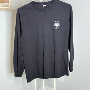 Men's Black Long Sleeve Tee